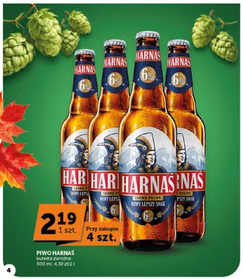 Piwo Harnaś promocja w Groszek