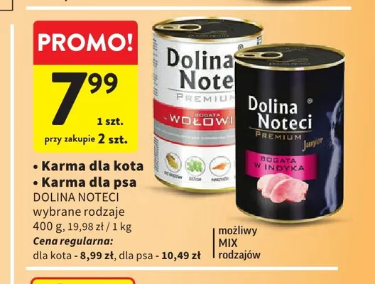 Karma dla kota Dolina Noteci promocja w Intermarche