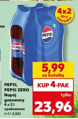 Pepsi, Pepsi Zero napój gazowany promocja w Kaufland
