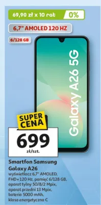 Smartfon Galaxy A26 promocja w Auchan