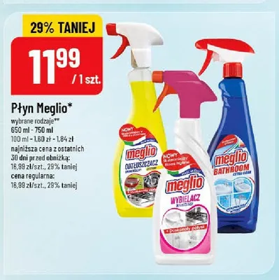 Płyn wybielający Meglio Wybielacz promocja w POLOmarket