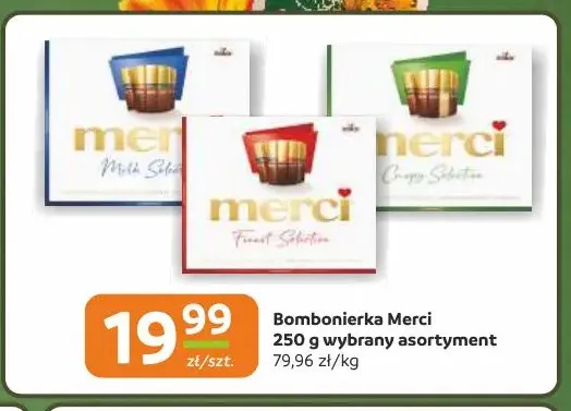 Bombonierka Merci promocja w Gama