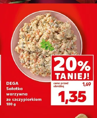 Sałatka warzywna ze szczypiorkiem DEGA promocja w Kaufland