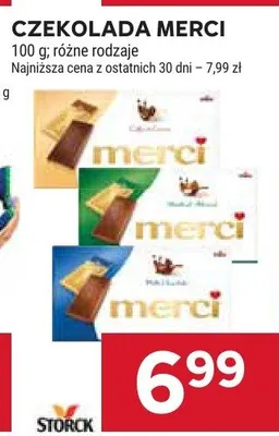 Czekolada Merci promocja w Stokrotka