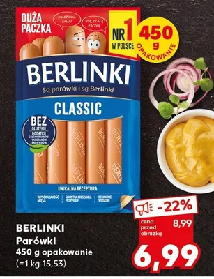Parówki classic promocja w Kaufland