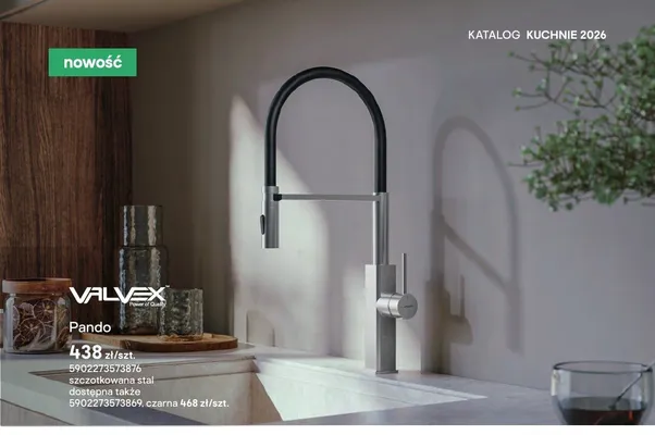 Bateria VALVEX Pando promocja w Castorama