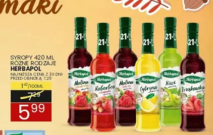 Syrop Herbapol kiwi promocja w Wafelek