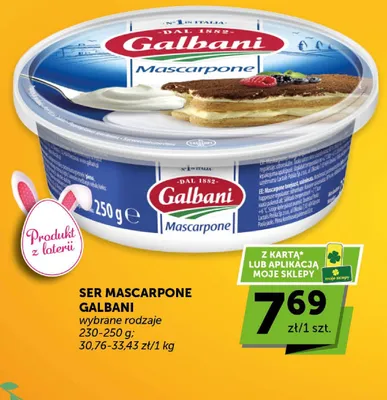 Ser mascarpone wybrane rodzaje promocja w Groszek