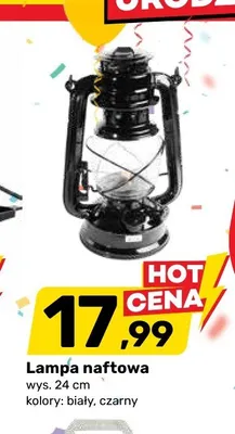 Lampa naftowa wys. 24cm promocja w Bricomarche