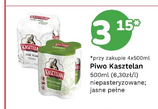 Piwo Kasztelan promocja w Limonka