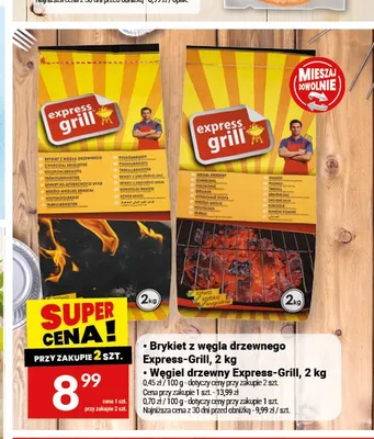 Węgiel drzewny Express-Grill promocja w Twój Market