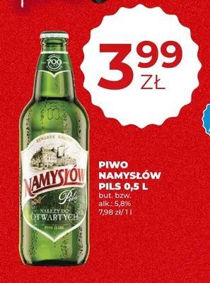Piwo Namysłów Pils promocja w Duży Ben