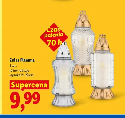 Znicz Flamma promocja w Lidl