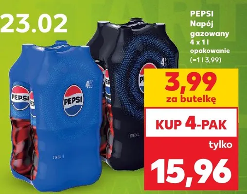 Napój gazowany 4-pak promocja w Kaufland