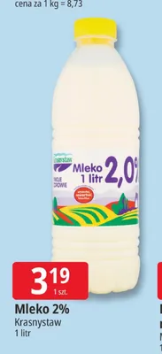Mleko 2% Krasnystaw promocja w Leclerc