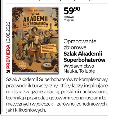 Książka Szlak Akademii Superbohaterów promocja w Empik