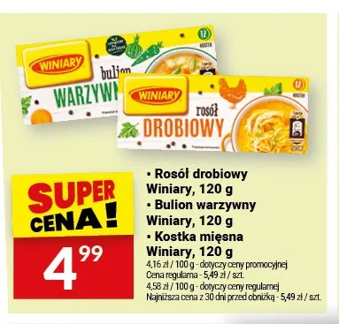 Kostka mięsna Winiary promocja w Twój Market