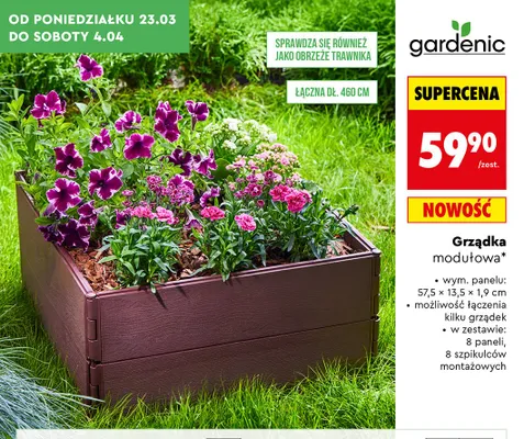 Grządka modułowa promocja w Biedronka
