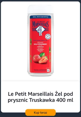 Le Petit Marseillais Żel pod prysznic Truskawka promocja w Amazon