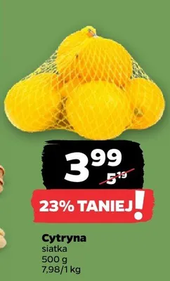 Cytryna siatka promocja w Netto