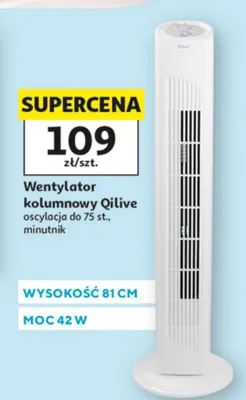 Wentylator kolumnowy Qilive promocja w Auchan
