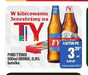 Piwo bezalkoholowe Tyskie promocja w Tomi Markt