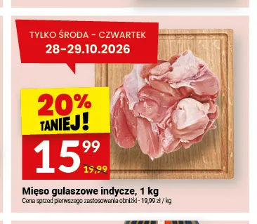 Mięso gulaszowe indycze promocja w Twój Market