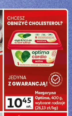 Margaryna Optima Cardio promocja w Auchan