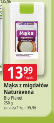 Mąka z migdałów Naturavena promocja w Leclerc