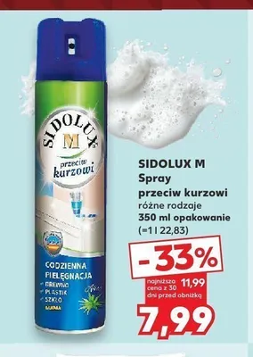 Spray przeciw kurzowi Sidolux M promocja w Kaufland