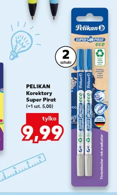 Korektory Super Pirat Pelikan 2-pak promocja w Kaufland