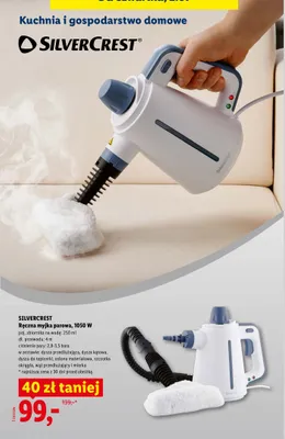 Ręczna myjka parowa Silvercrest promocja w Lidl