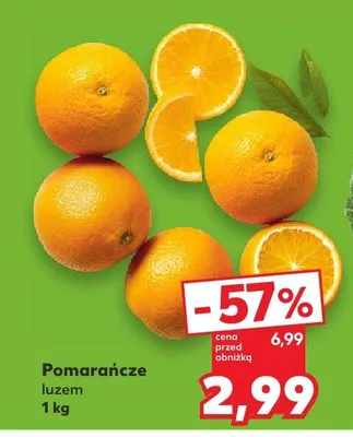 Pomarańcze luzem promocja w Kaufland