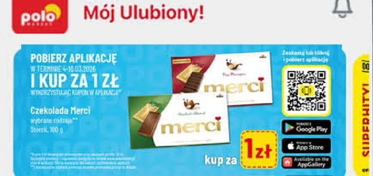 Czekolada Merci promocja w POLOmarket