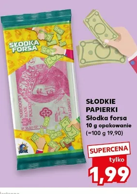 Słodka forsa SŁODKIE PAPIERKI promocja w Kaufland