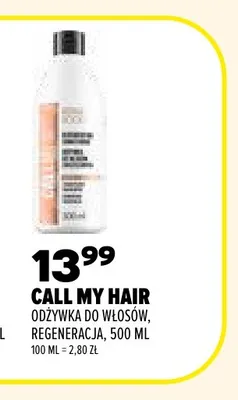 Odżywka do włosów regeneracja Call My Hair promocja w Drogerie Natura