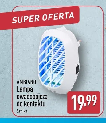 Lampa owadobójcza do kontaktu Ambiano promocja w Aldi