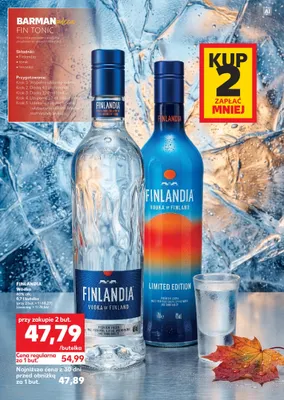 Wódka Finlandia promocja w Kaufland
