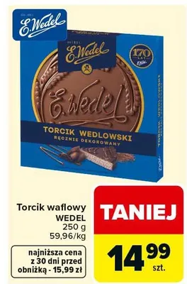 Torcik waflowy promocja w Carrefour Market