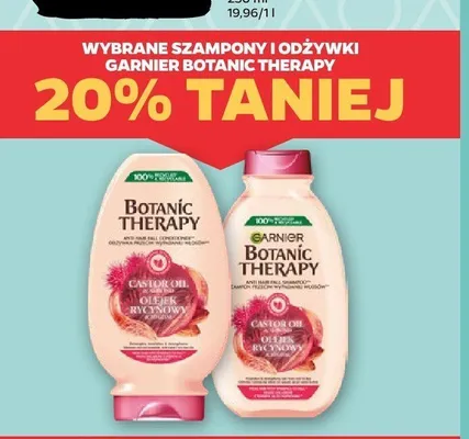 Szampony i odżywki Garnier Botanic Therapy promocja w Netto