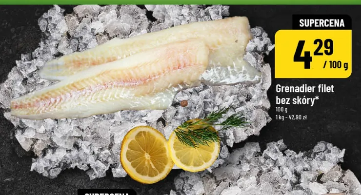 Grenadier filet bez skóry promocja w POLOmarket