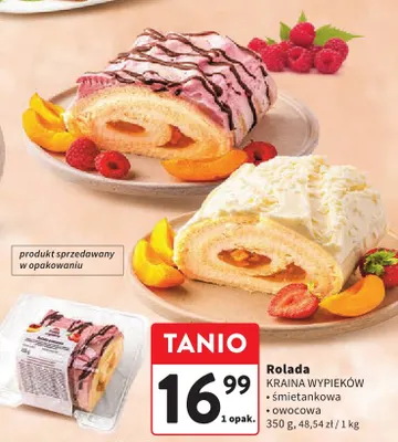 Rolada owocowa Kraina Wypieków promocja w Intermarche