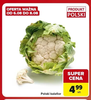 Kalafior polski promocja w Carrefour Market