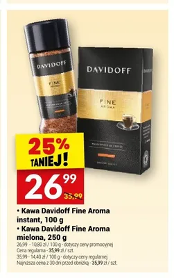 Kawa Davidoff Fine Aroma promocja w Twój Market