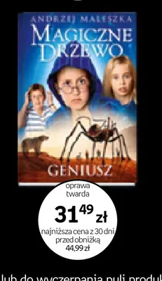 Książka Magiczne Drzewo Geniusz oprawa twarda Andrzej Maleszka promocja w Empik