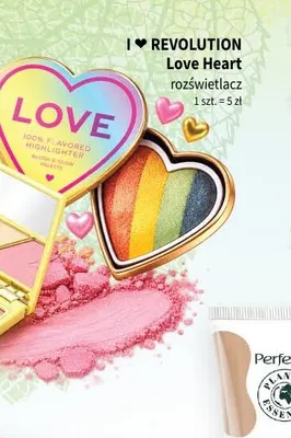 Rozświetlacz I ♥ Revolution Love Heart promocja w Drogerie Polskie