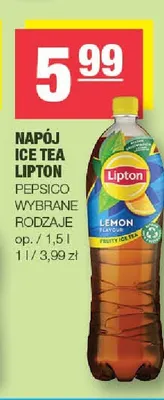 Napój Ice Tea Lipton Lemon promocja w SPAR