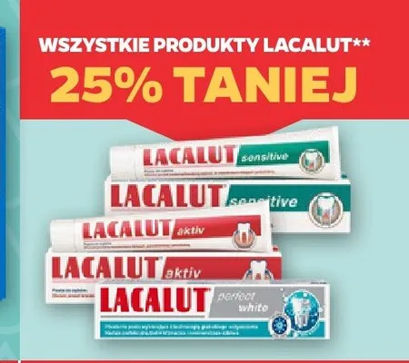 Produkty do higieny jamy ustnej Lacalut promocja w Netto