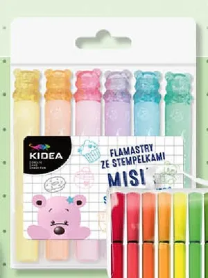 Flamastry ze stempelkami Kidea Misi promocja w POLOmarket