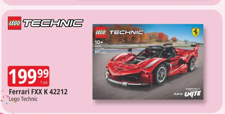 Klocki LEGO Technic Ferrari FXX K 42212 promocja w Leclerc